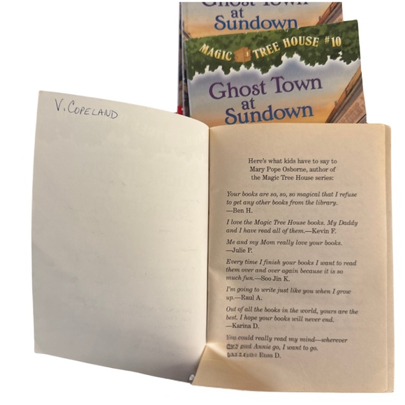 📚 Magic Tree House #10 – Ghost Town at Sundown (Set of 4) - Picture 3 of 5
